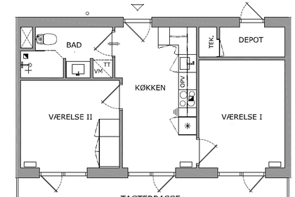 2-værelses lejlighed på 60 m² til leje i Aarhus N – Kalmargade, 3. sal – billede 8