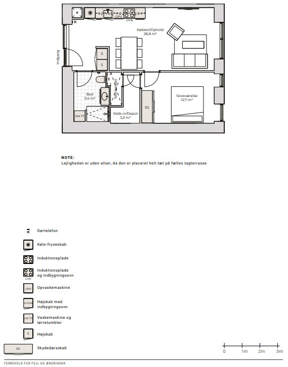2-room apartment of 73 m² for rent in Nørresundby – Stigsborg Bakke, 4th floor – photo 13