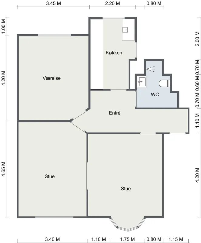 3-room apartment with plank floors and bay-window living room in Aalborg Centre – photo 6
