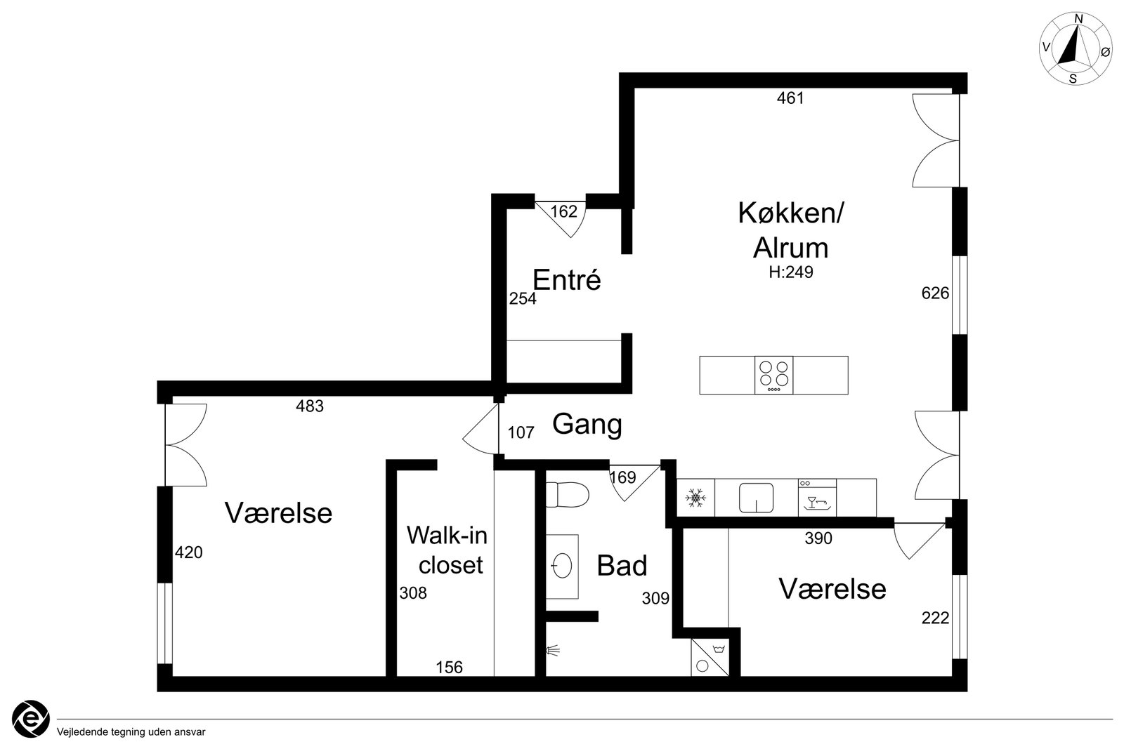 Moderne 3-værelses bolig i centrum af København! – billede 11