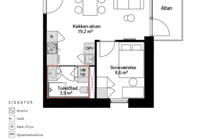New 2-room apartment in Skejbyen – photo 11