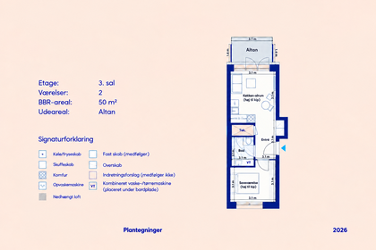 Newly built apartment with high ceilings and balcony in Copenhagen NV – photo 7